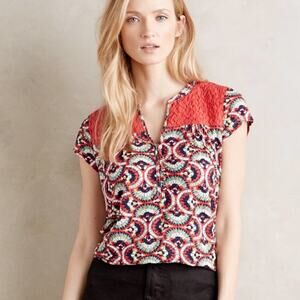 Anthropologie Porridge Belmar Top